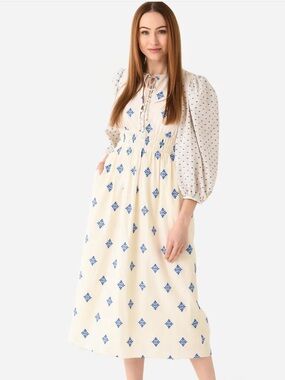 NWT HUNTER BELL Clementine Midi floral Dress